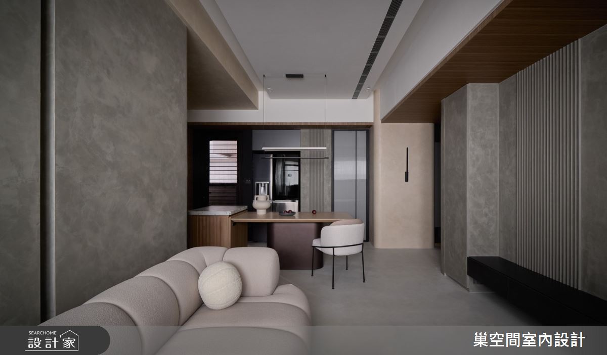 20坪新成屋(5年以下)＿現代風客廳餐廳中島案例圖片＿巢空間室內設計＿巢空間_28Ignotus 伊格諾圖斯之14