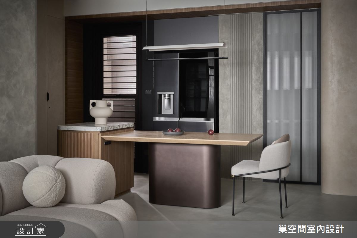 20坪新成屋(5年以下)＿現代風客廳餐廳中島案例圖片＿巢空間室內設計＿巢空間_28Ignotus 伊格諾圖斯之13
