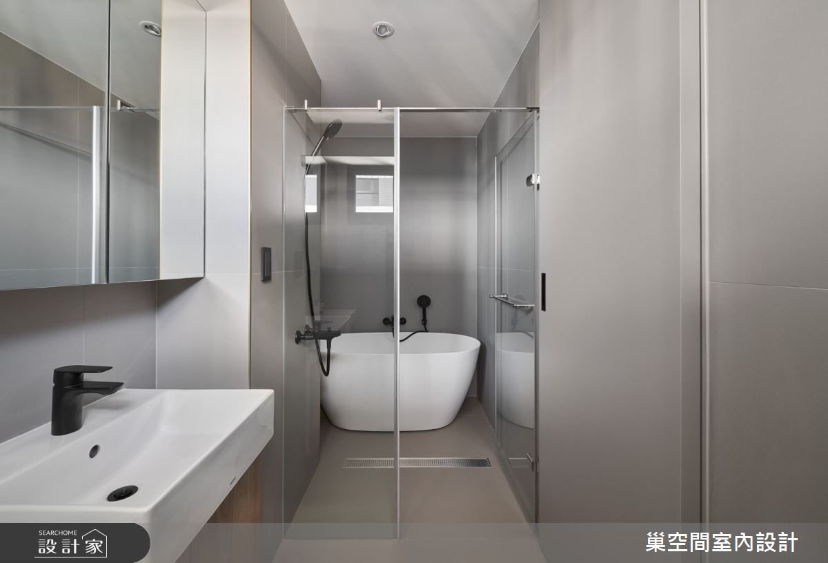 20坪新成屋(5年以下)＿現代風浴室案例圖片＿巢空間室內設計＿巢空間_28Ignotus 伊格諾圖斯之29