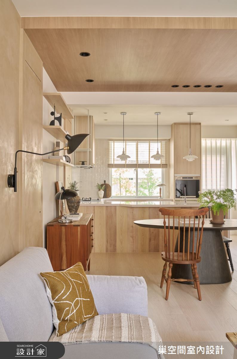 35坪老屋(16~30年)＿北歐風客廳餐廳廚房吧檯中島案例圖片＿巢空間室內設計＿巢空間_29.嚐趣 SAVOUR之16