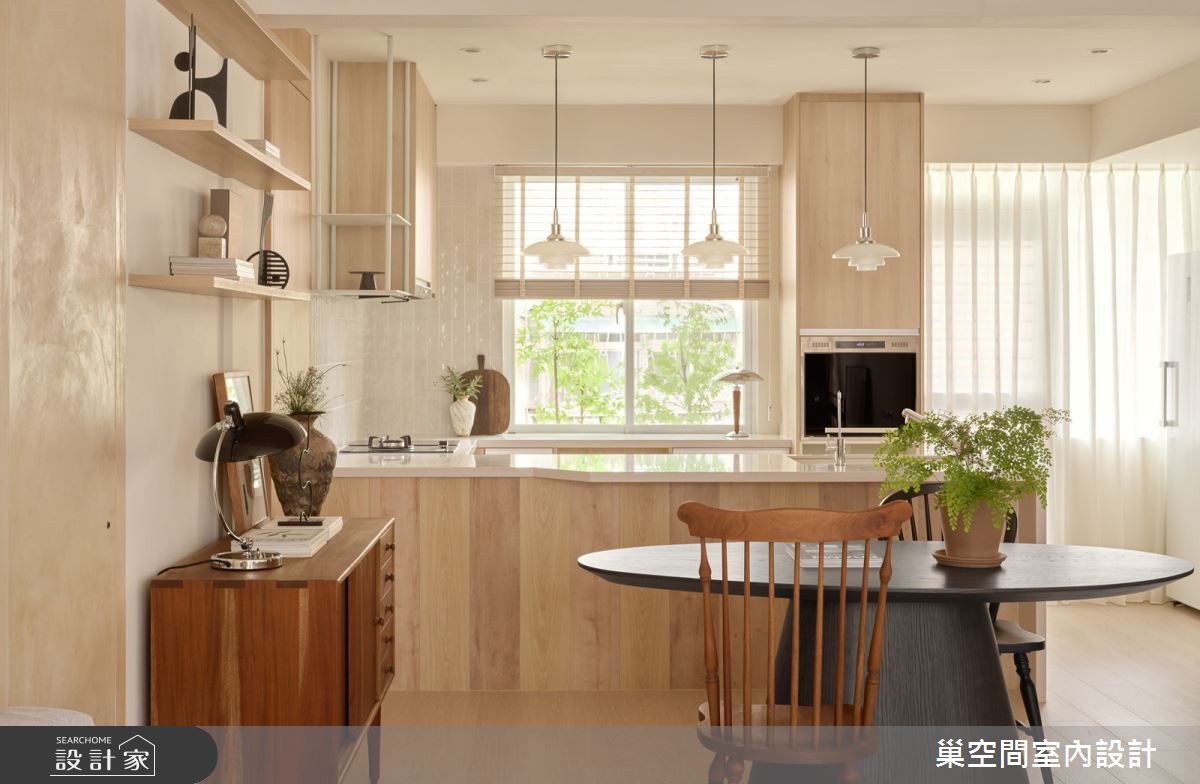 35坪老屋(16~30年)＿北歐風餐廳廚房吧檯中島案例圖片＿巢空間室內設計＿巢空間_29.嚐趣 SAVOUR之18