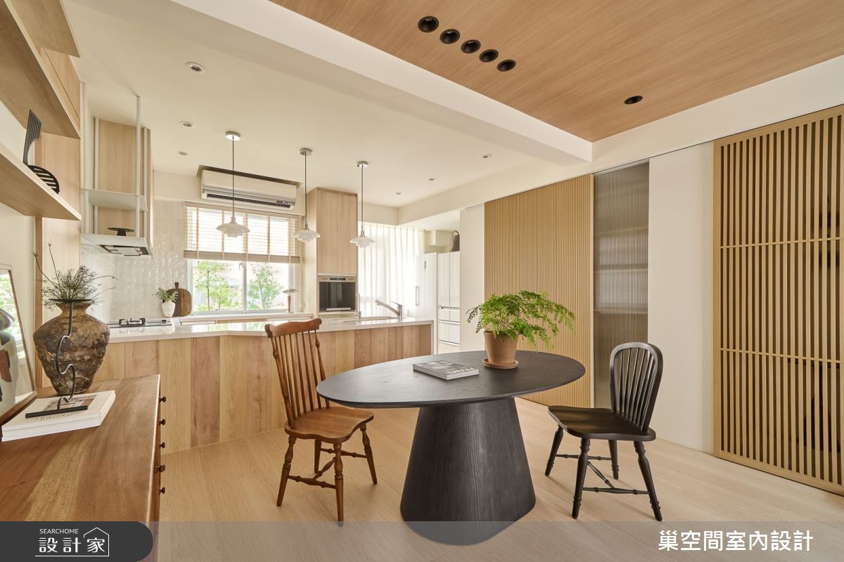 35坪老屋(16~30年)＿北歐風餐廳廚房吧檯中島案例圖片＿巢空間室內設計＿巢空間_29.嚐趣 SAVOUR之19