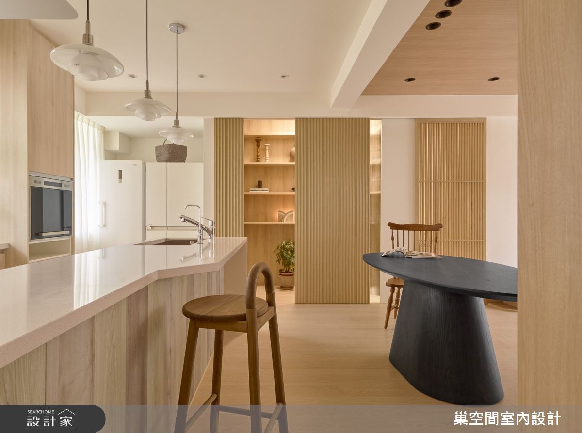 35坪老屋(16~30年)＿北歐風餐廳吧檯中島案例圖片＿巢空間室內設計＿巢空間_29.嚐趣 SAVOUR之21