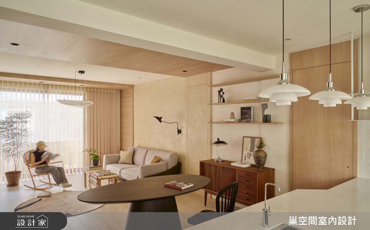 35坪老屋(16~30年)＿北歐風客廳餐廳吧檯中島案例圖片＿巢空間室內設計＿巢空間_29.嚐趣 SAVOUR之23