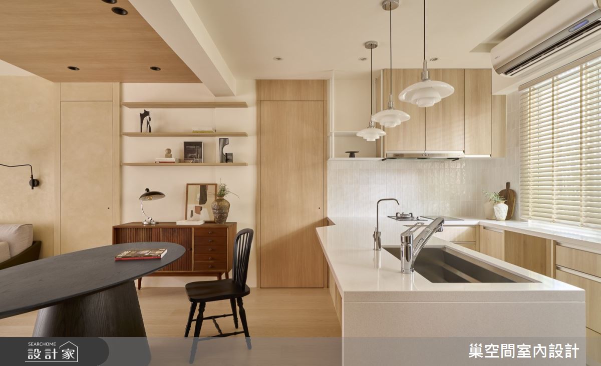 35坪老屋(16~30年)＿北歐風餐廳廚房吧檯中島案例圖片＿巢空間室內設計＿巢空間_29.嚐趣 SAVOUR之25