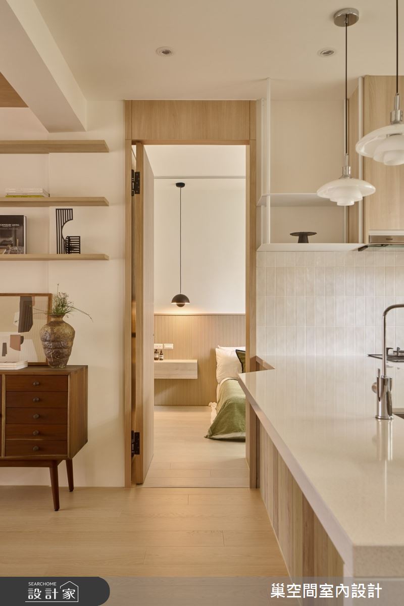 35坪老屋(16~30年)＿北歐風吧檯臥室中島案例圖片＿巢空間室內設計＿巢空間_29.嚐趣 SAVOUR之28