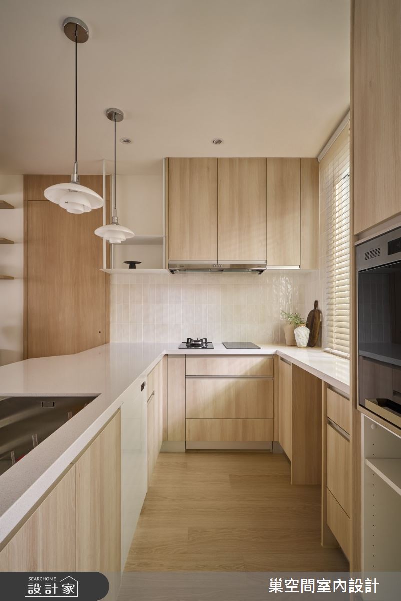 35坪老屋(16~30年)＿北歐風廚房吧檯中島案例圖片＿巢空間室內設計＿巢空間_29.嚐趣 SAVOUR之27