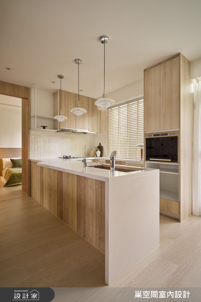 35坪老屋(16~30年)＿北歐風廚房吧檯中島案例圖片＿巢空間室內設計＿巢空間_29.嚐趣 SAVOUR之26