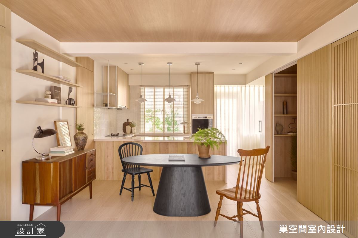 35坪老屋(16~30年)＿北歐風餐廳廚房吧檯中島案例圖片＿巢空間室內設計＿巢空間_29.嚐趣 SAVOUR之17