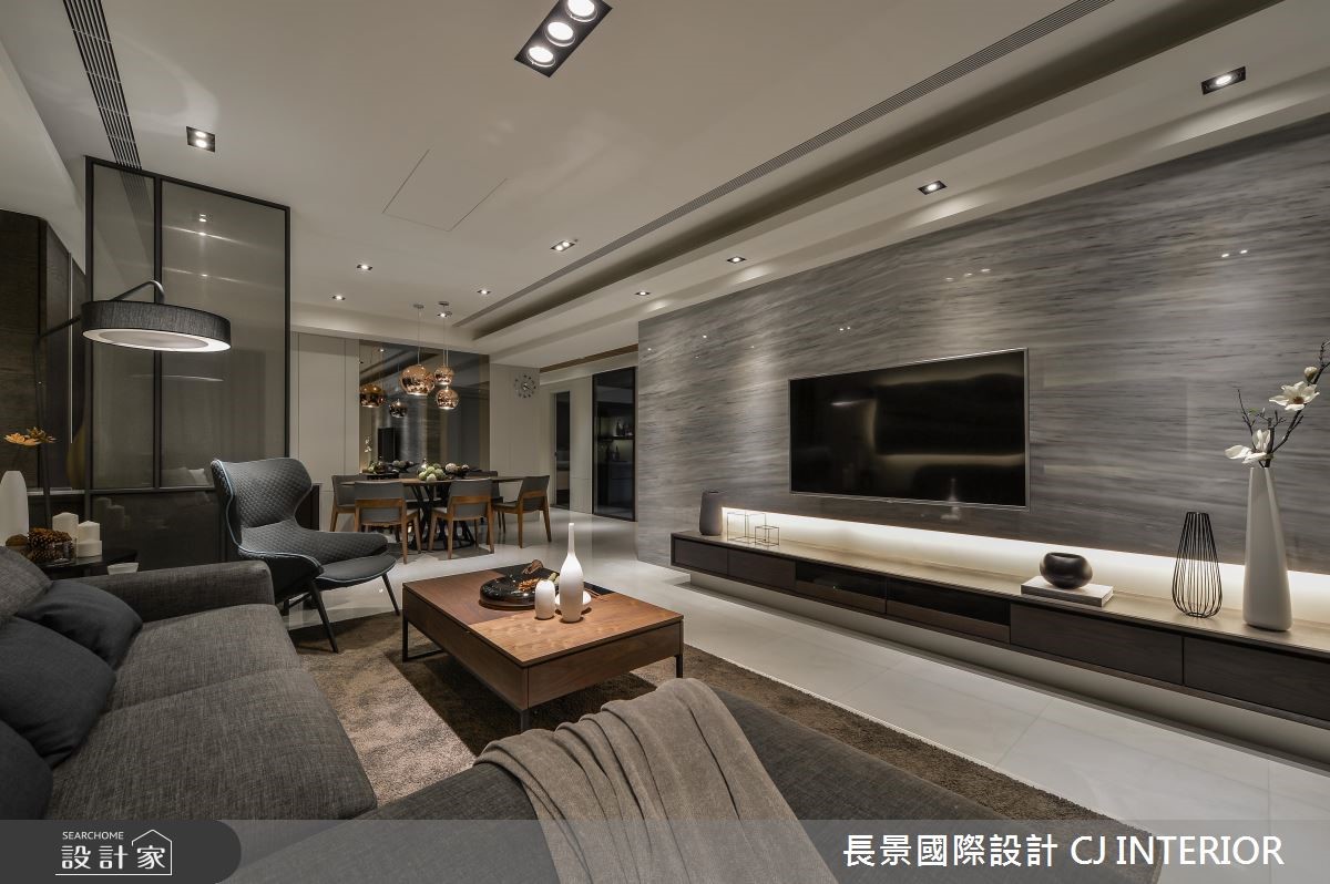 76坪新成屋(5年以下)＿現代風客廳餐廳案例圖片＿長景設計＿長景_01之2