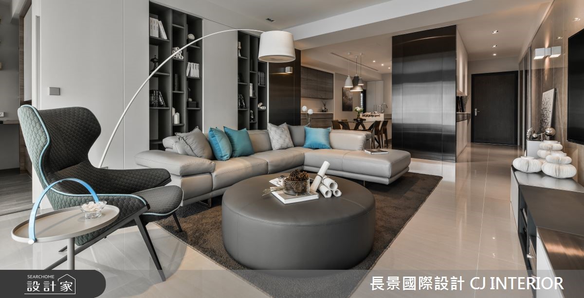 80坪新成屋(5年以下)＿現代風客廳案例圖片＿長景設計＿長景_06之3