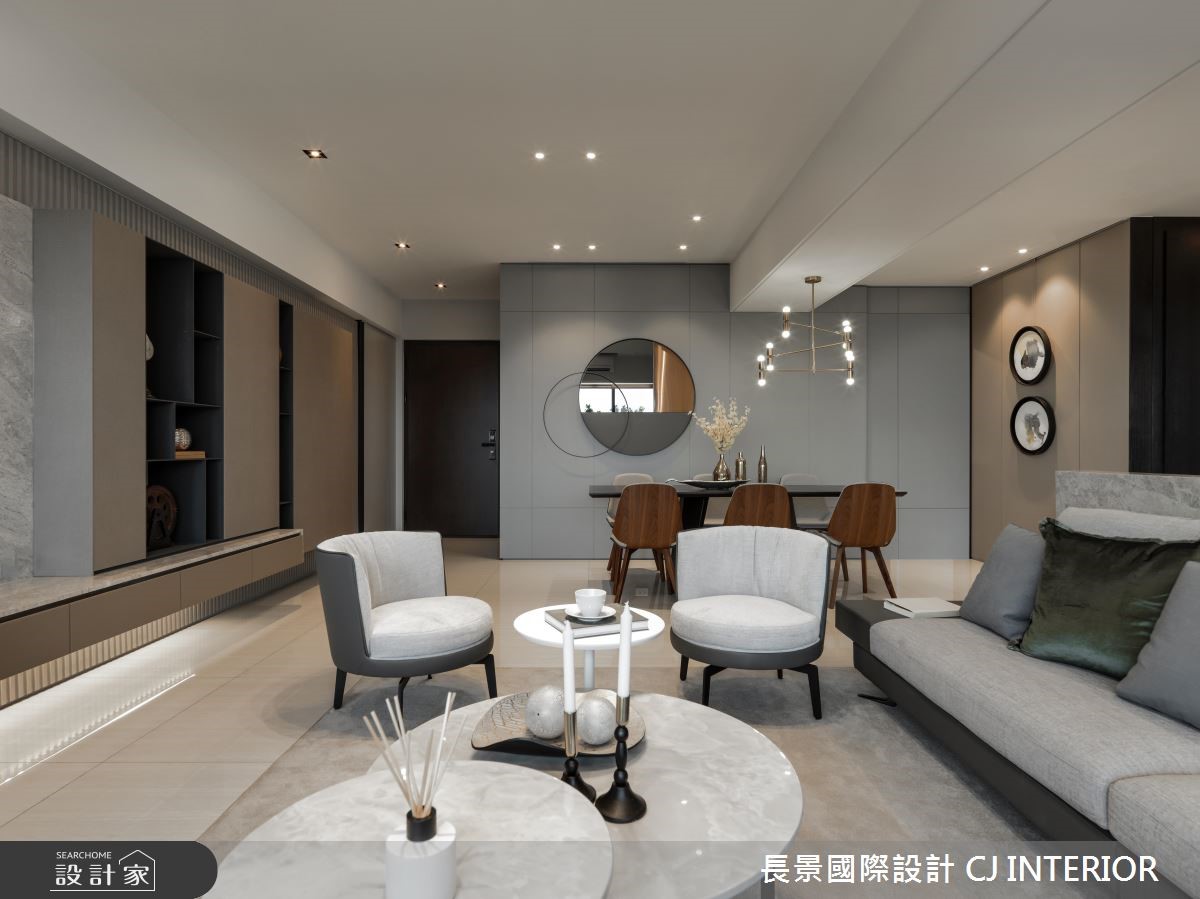 66坪新成屋(5年以下)＿休閒風客廳案例圖片＿長景設計＿長景_11之2