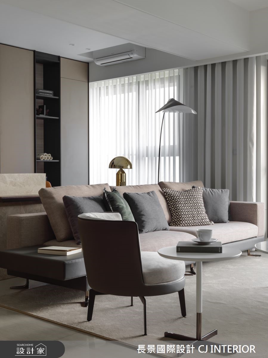 66坪新成屋(5年以下)＿休閒風客廳案例圖片＿長景設計＿長景_11之3