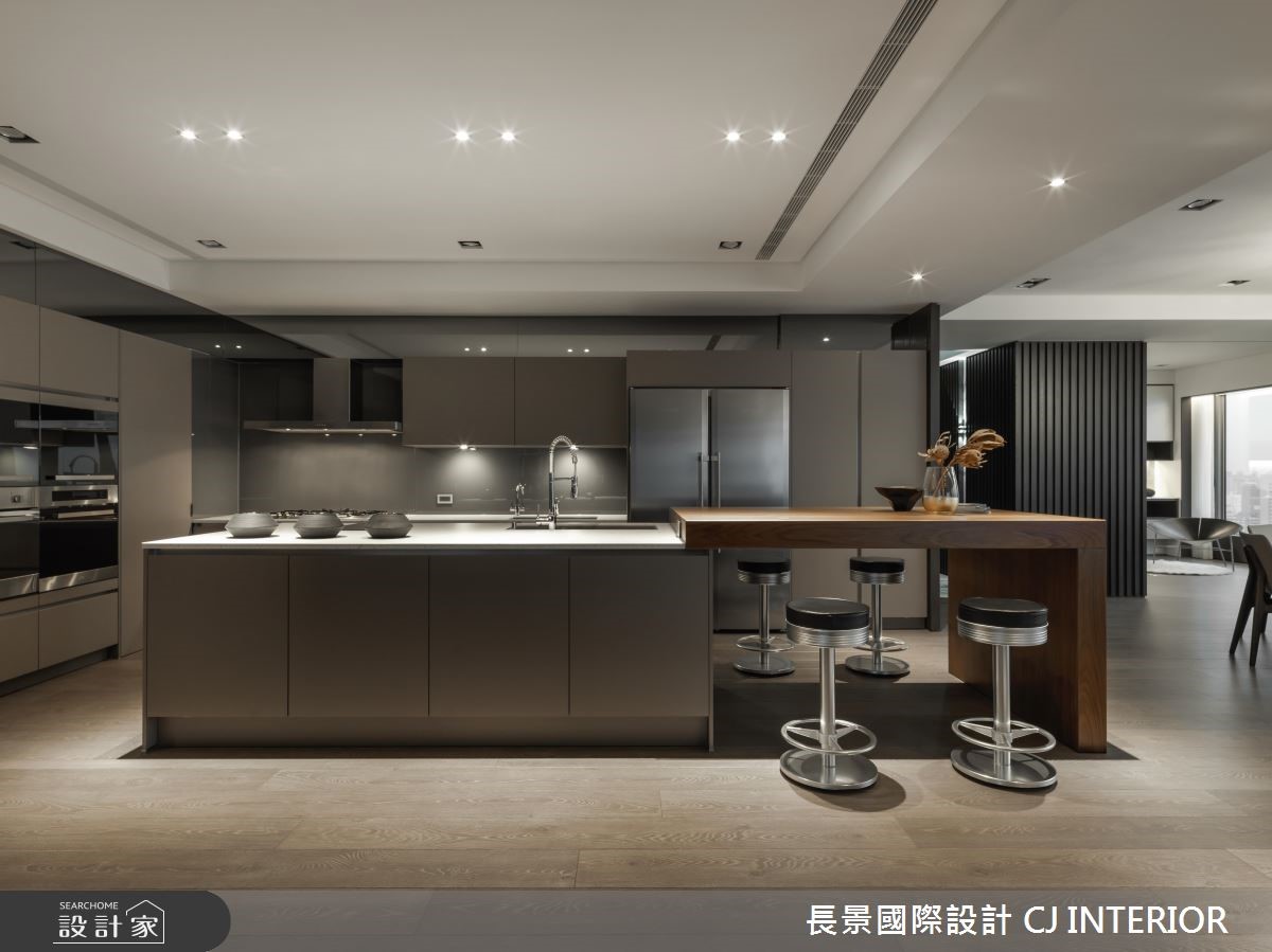 150坪新成屋(5年以下)＿混搭風廚房吧檯案例圖片＿長景設計＿長景_13之7