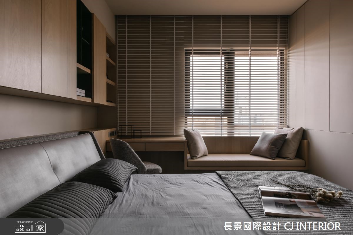 96坪新成屋(5年以下)＿現代風臥室臥榻案例圖片＿長景設計＿長景_08之12
