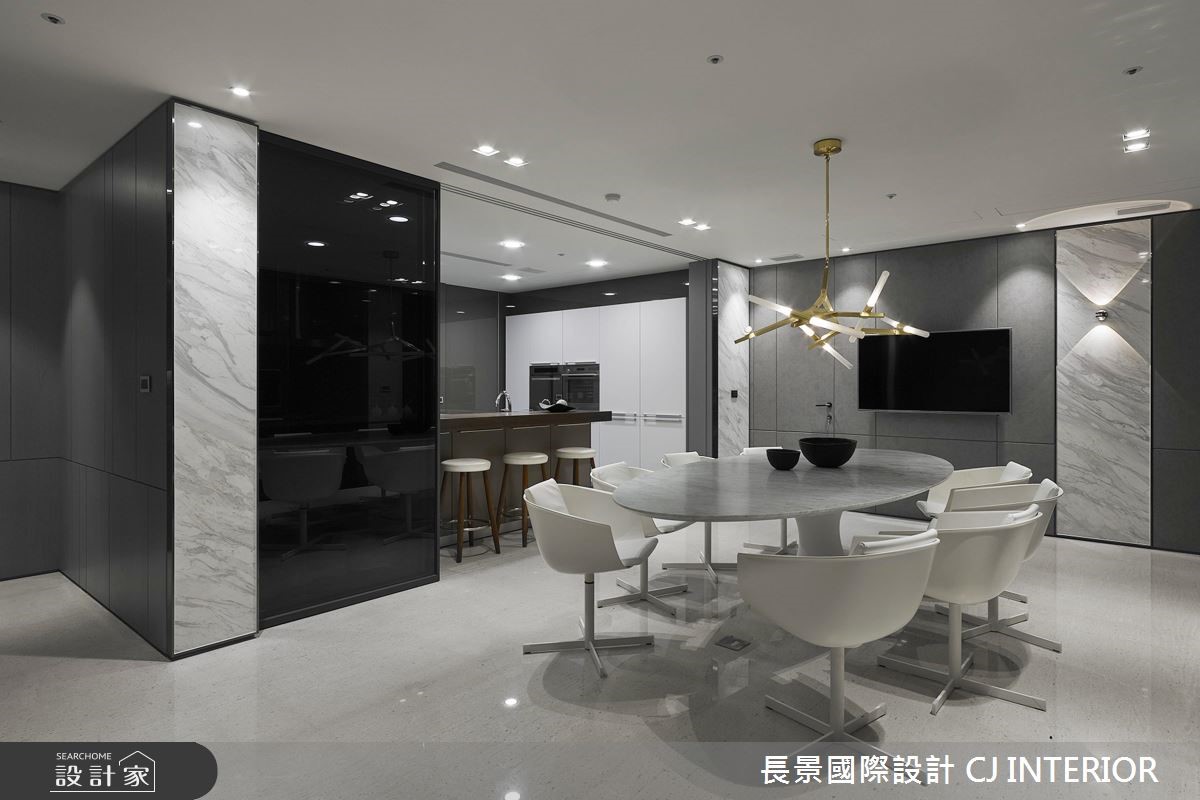 147坪新成屋(5年以下)＿現代風餐廳吧檯案例圖片＿長景設計＿長景_09之7