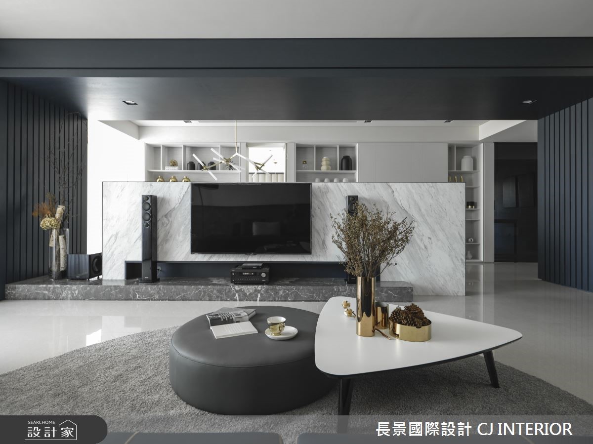 111坪新成屋(5年以下)＿現代風客廳案例圖片＿長景設計＿長景_10之4