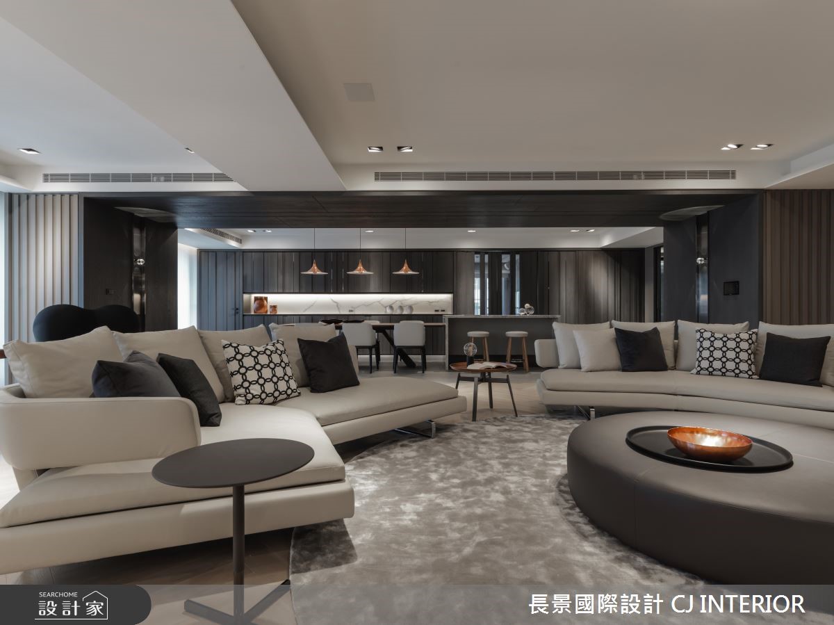 180坪新成屋(5年以下)＿現代風客廳案例圖片＿長景設計＿長景_14之2