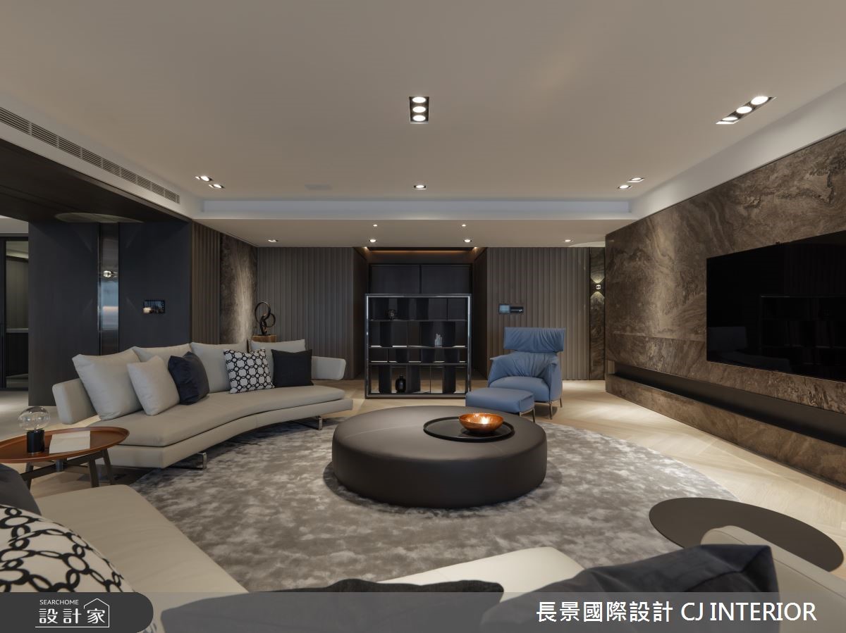 180坪新成屋(5年以下)＿現代風客廳案例圖片＿長景設計＿長景_14之1