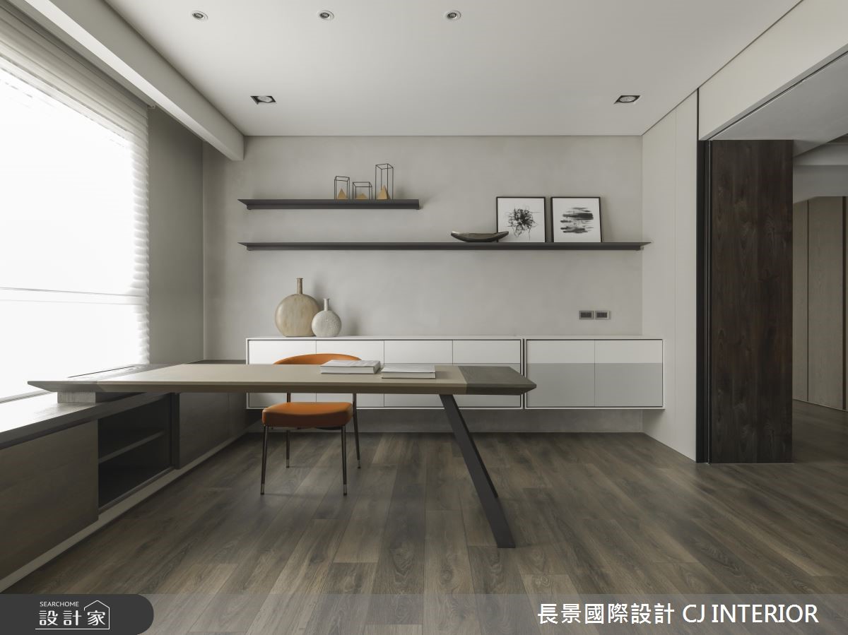 111坪新成屋(5年以下)＿現代風書房案例圖片＿長景設計＿長景_16之9