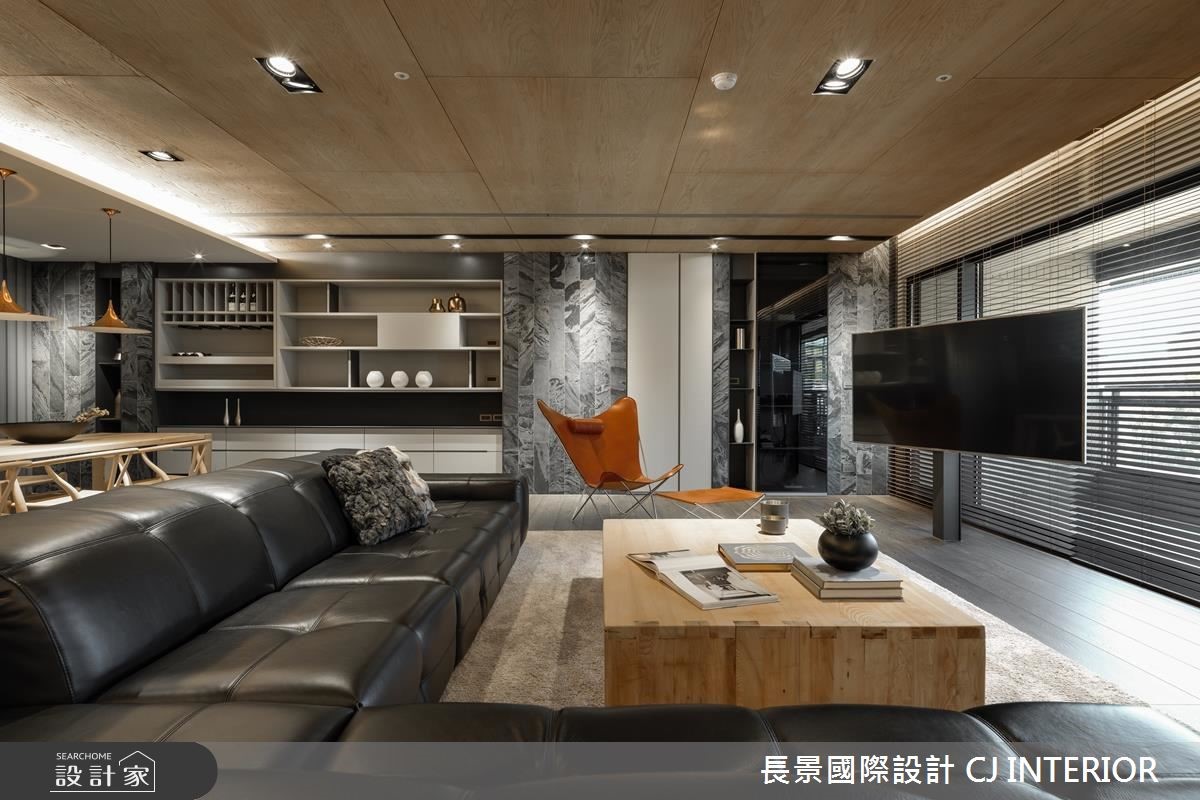104坪新成屋(5年以下)＿休閒風客廳案例圖片＿長景設計＿長景_21之4