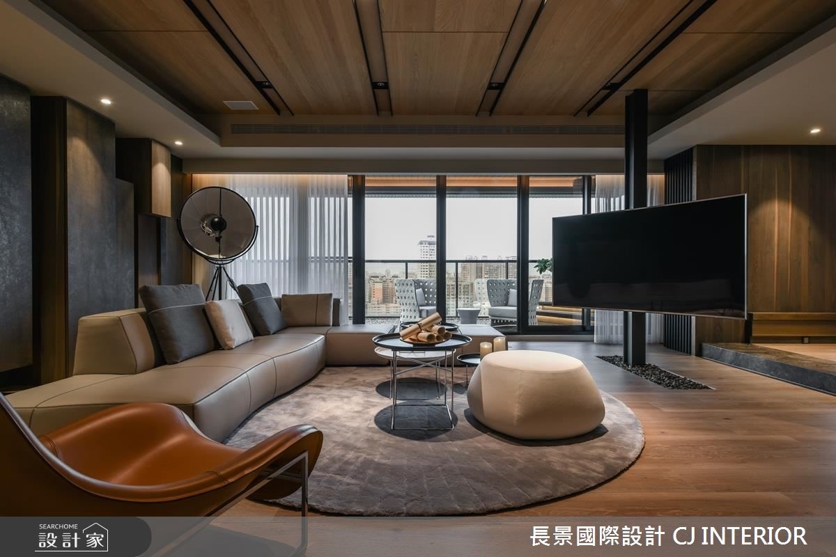 112坪新成屋(5年以下)＿休閒風客廳案例圖片＿長景設計＿長景_22之2