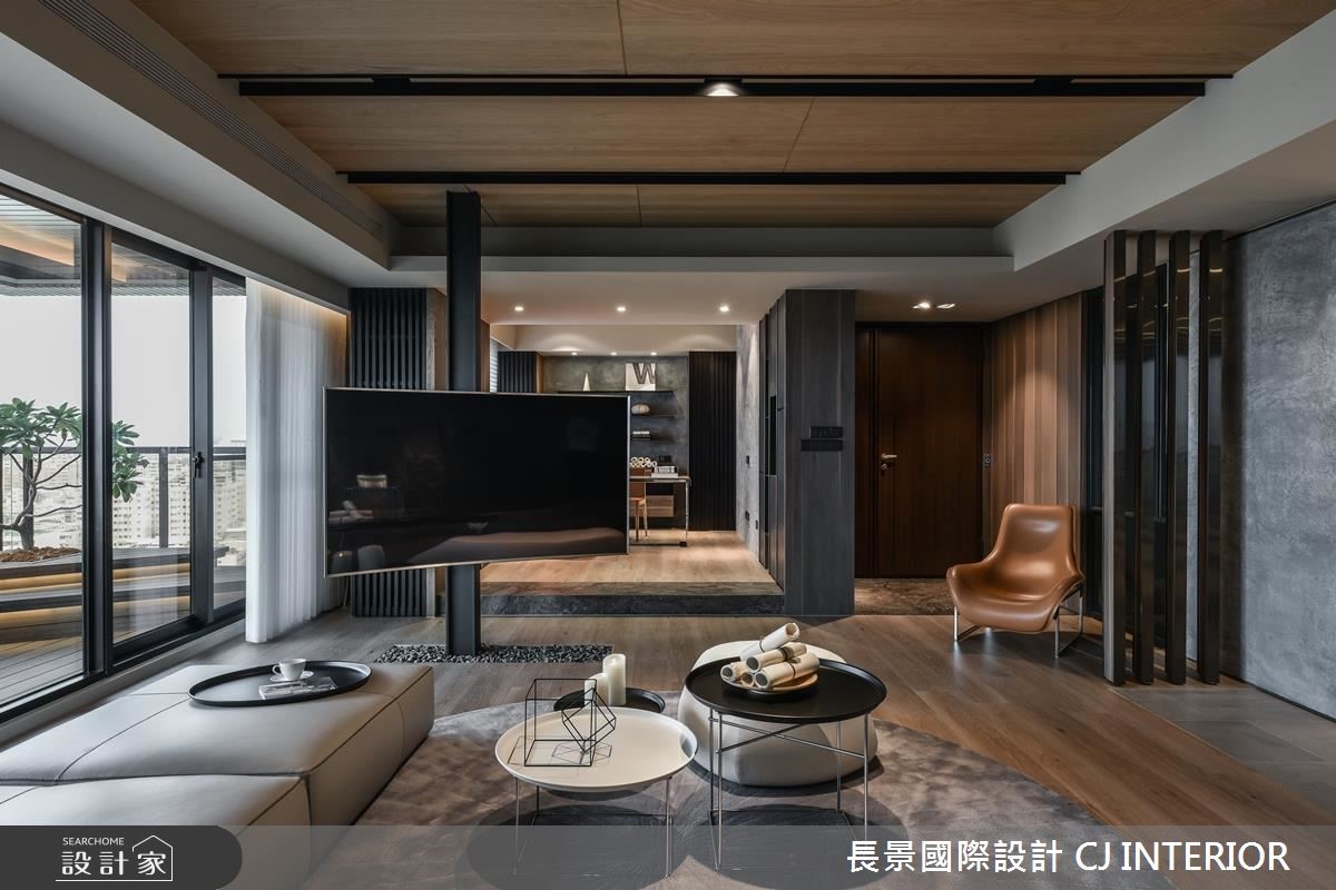 112坪新成屋(5年以下)＿休閒風客廳案例圖片＿長景設計＿長景_22之1