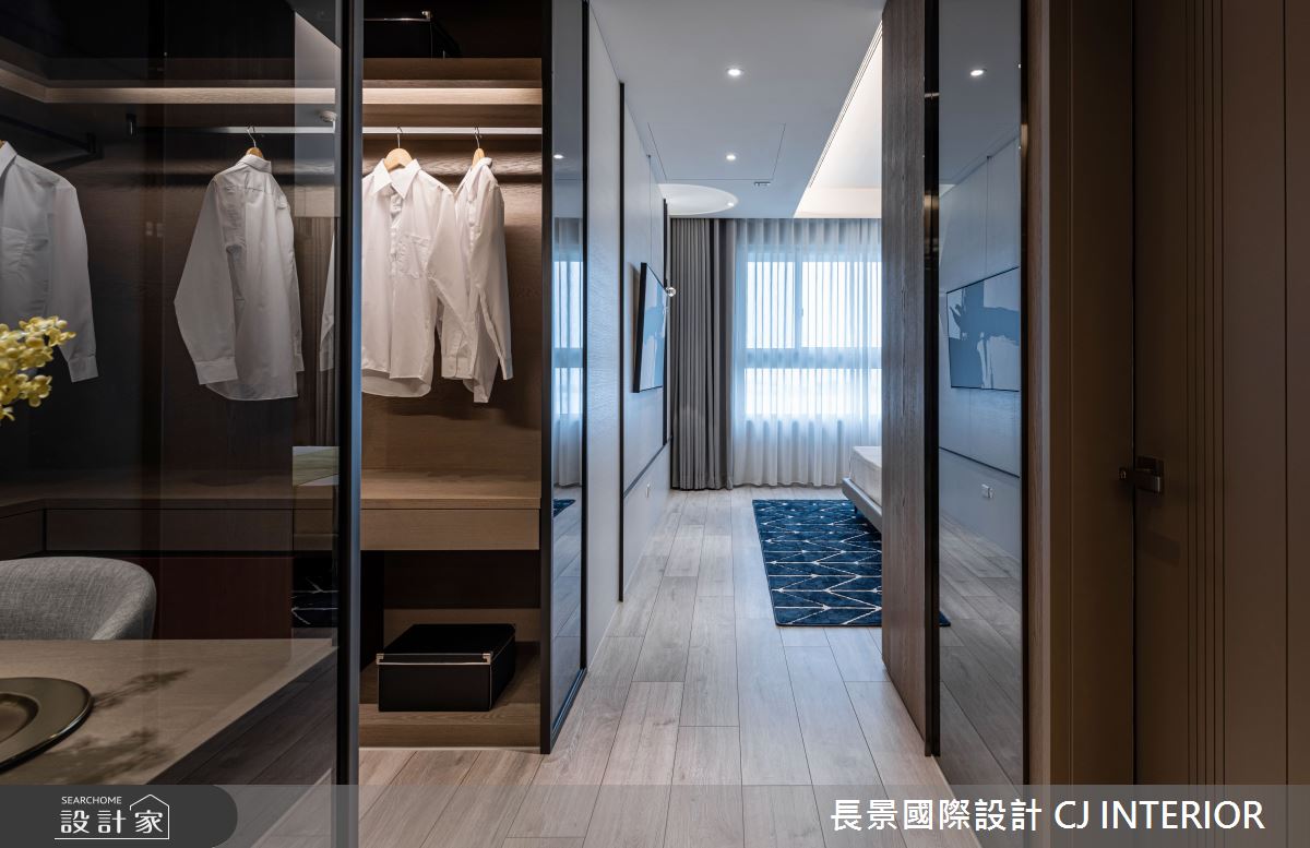 80坪新成屋(5年以下)＿休閒風更衣間案例圖片＿長景設計＿長景_23之12