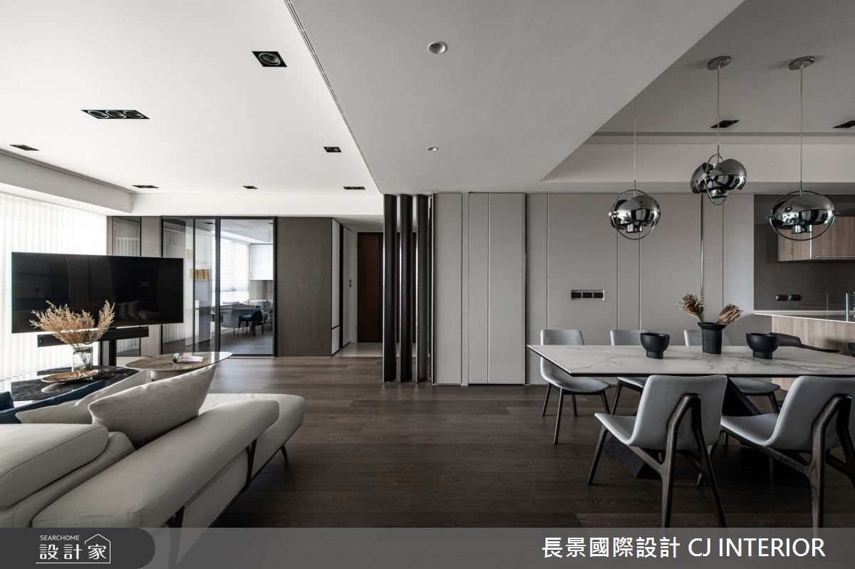 112坪新成屋(5年以下)＿現代風客廳餐廳案例圖片＿長景設計＿長景_24之4