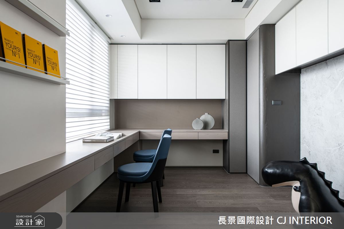 112坪新成屋(5年以下)＿現代風書房案例圖片＿長景設計＿長景_24之9