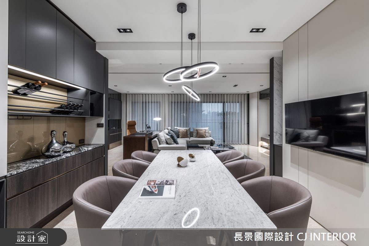 92坪新成屋(5年以下)＿現代風餐廳案例圖片＿長景設計＿長景_28之4