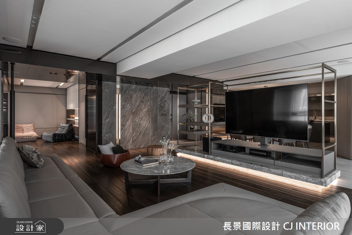 75坪新成屋(5年以下)＿現代風客廳案例圖片＿長景設計＿長景_30 L residence之5