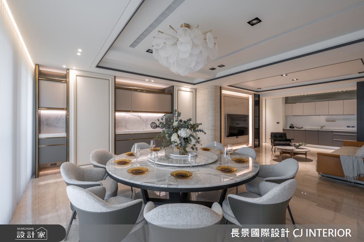 180坪新成屋(5年以下)＿新古典餐廳案例圖片＿長景設計＿長景_32之2