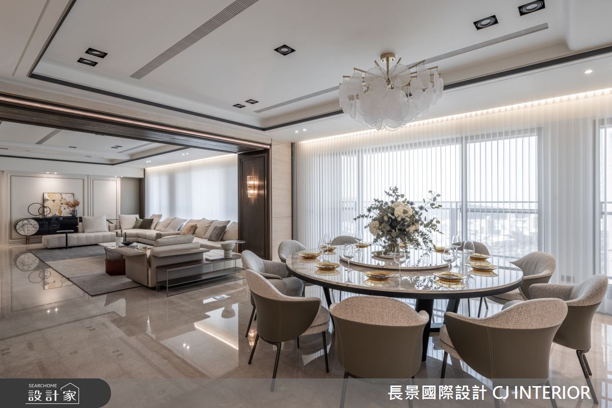 180坪新成屋(5年以下)＿新古典餐廳案例圖片＿長景設計＿長景_32之3