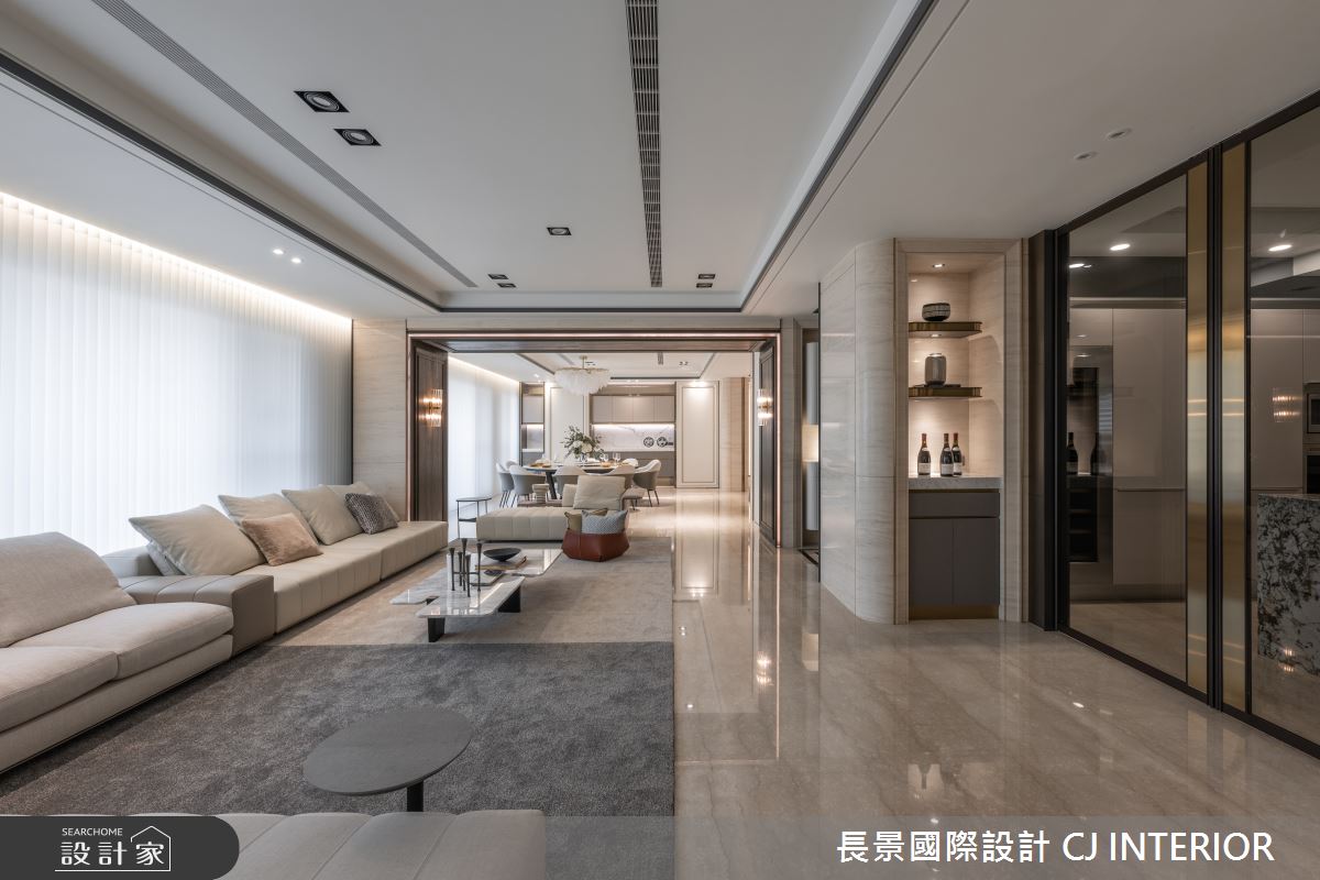 180坪新成屋(5年以下)＿新古典客廳案例圖片＿長景設計＿長景_32之8