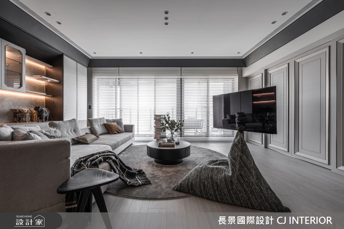 69坪新成屋(5年以下)＿混搭風客廳案例圖片＿長景設計＿長景_33之7