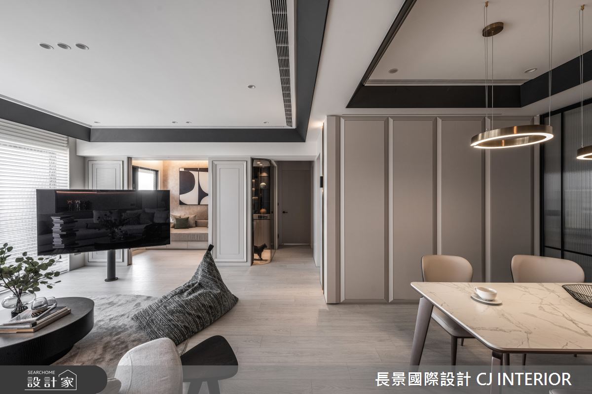 69坪新成屋(5年以下)＿混搭風客廳餐廳多功能室案例圖片＿長景設計＿長景_33之9