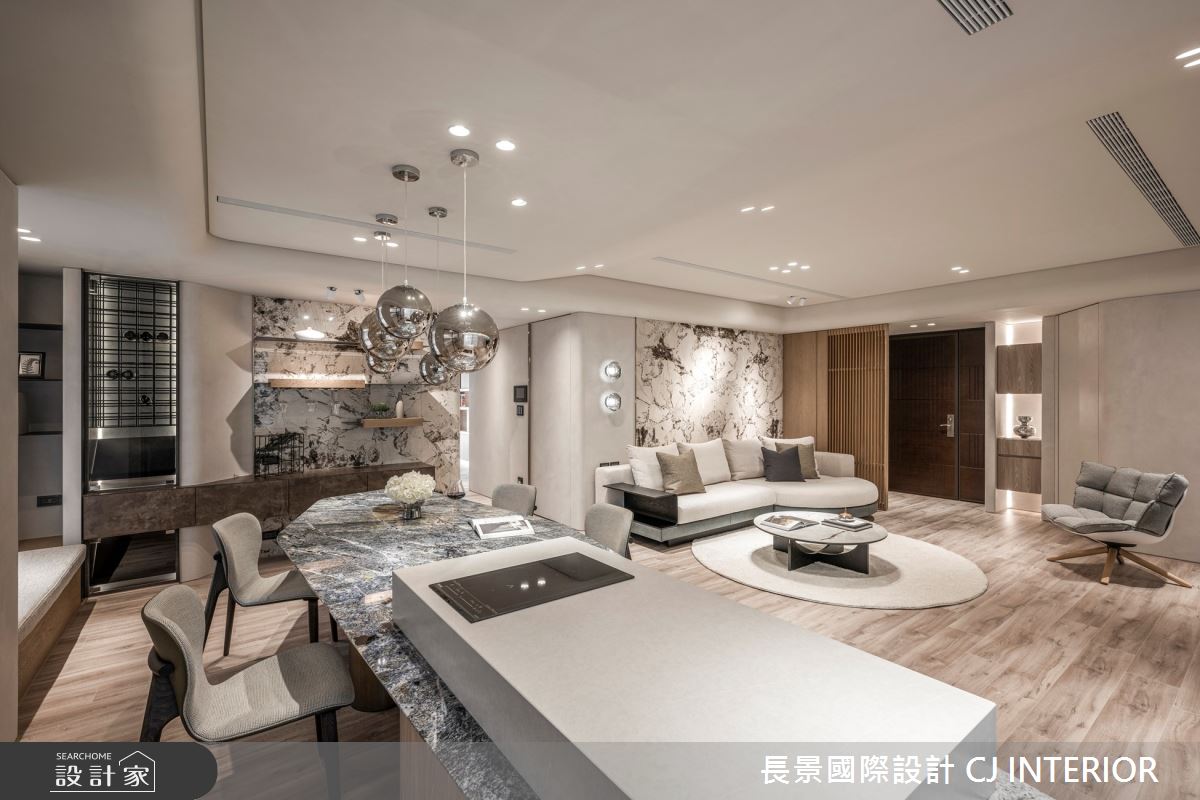 89坪新成屋(5年以下)＿人文禪風玄關客廳餐廳中島案例圖片＿長景設計＿長景_34之6