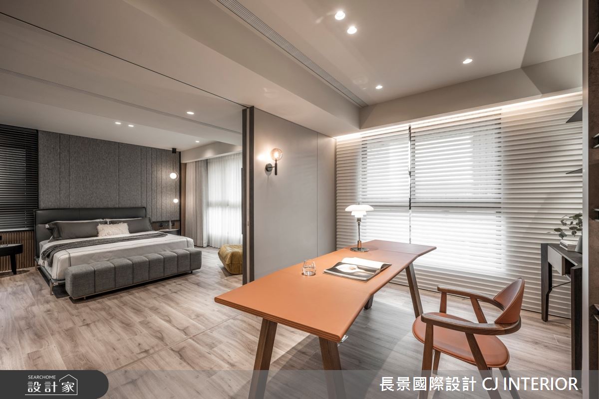 89坪新成屋(5年以下)＿人文禪風臥室書房工作區案例圖片＿長景設計＿長景_34之9