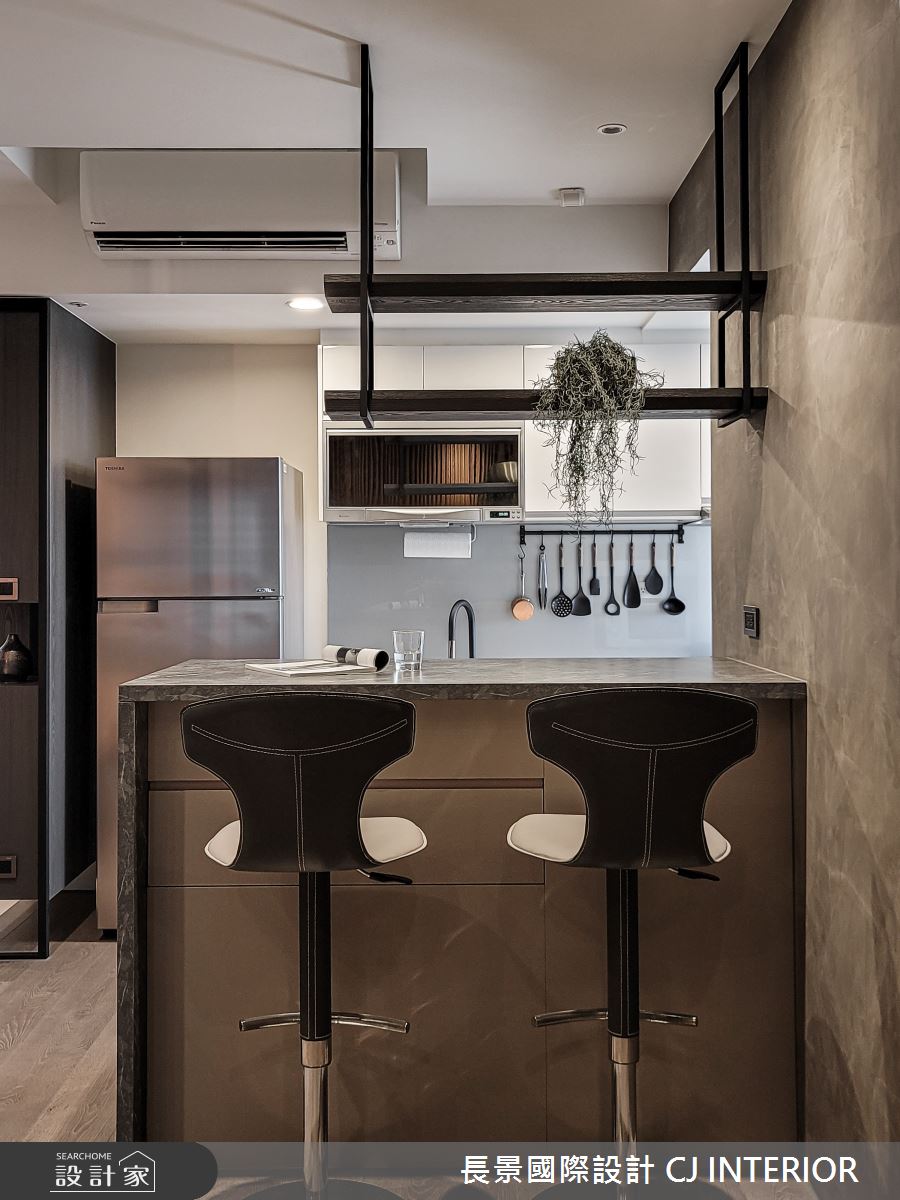 34坪新成屋(5年以下)＿現代風廚房吧檯案例圖片＿長景設計＿長景_35之9