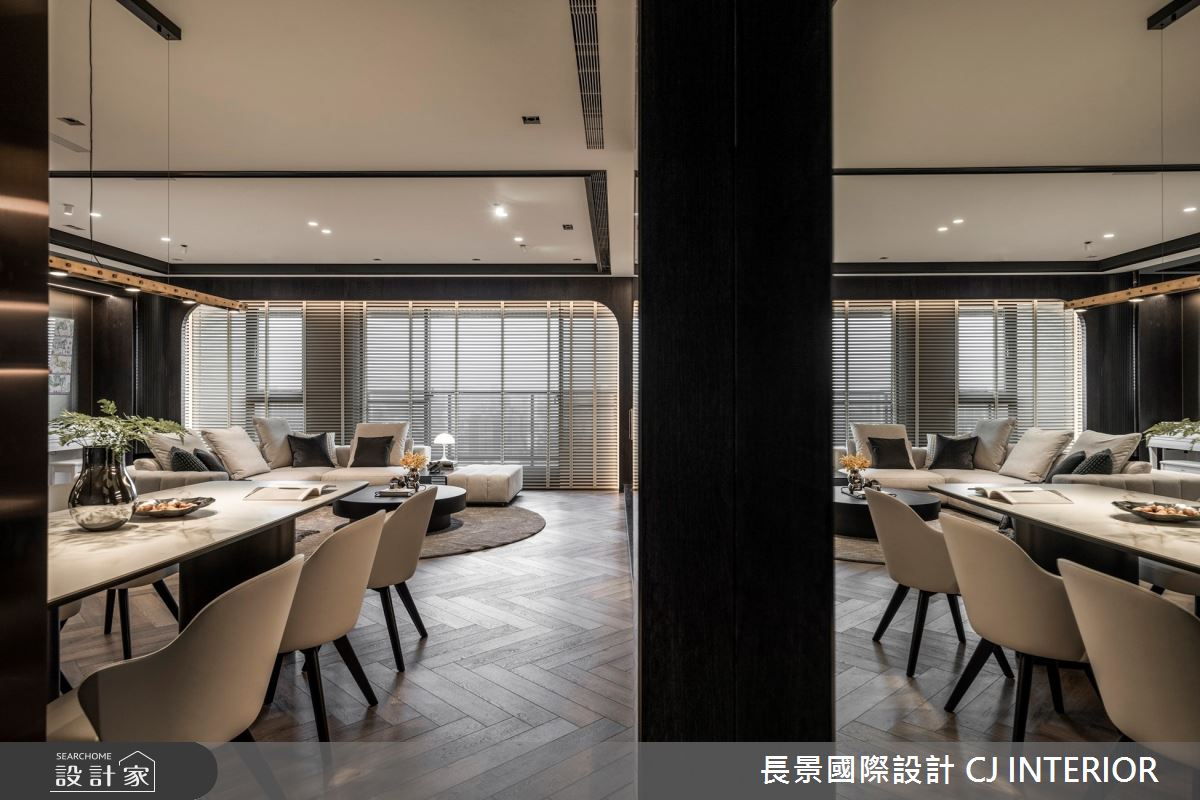 52坪中古屋(5~15年)＿混搭風客廳餐廳案例圖片＿長景設計＿長景_36鼎宇美術愛河現代混搭風格之2