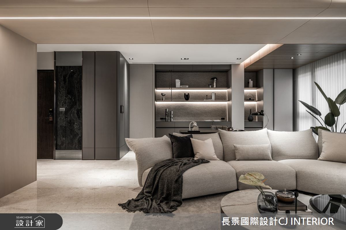 90坪新成屋(5年以下)＿現代風客廳案例圖片＿長景設計＿長景_37大船入港輕奢退休宅之6