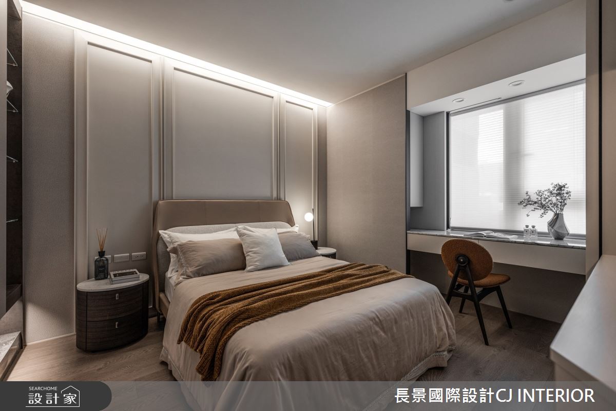 90坪新成屋(5年以下)＿現代風臥室案例圖片＿長景設計＿長景_37大船入港輕奢退休宅之14