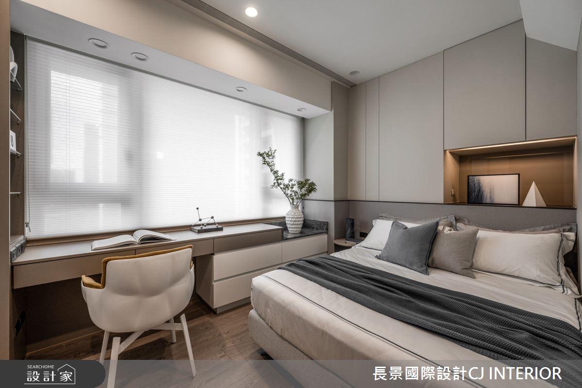 90坪新成屋(5年以下)＿現代風臥室案例圖片＿長景設計＿長景_37大船入港輕奢退休宅之15