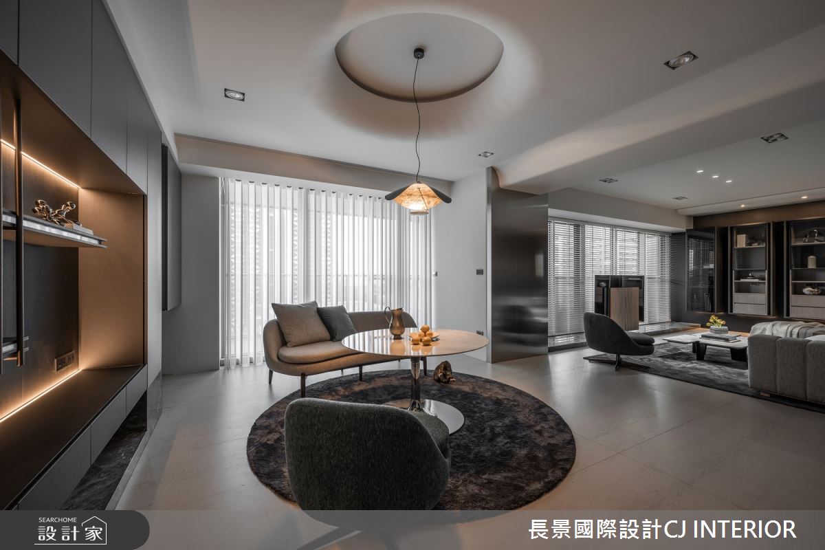 62坪新成屋(5年以下)＿現代風客廳餐廳案例圖片＿長景設計＿長景_38國城定潮都會雅痞宅之4