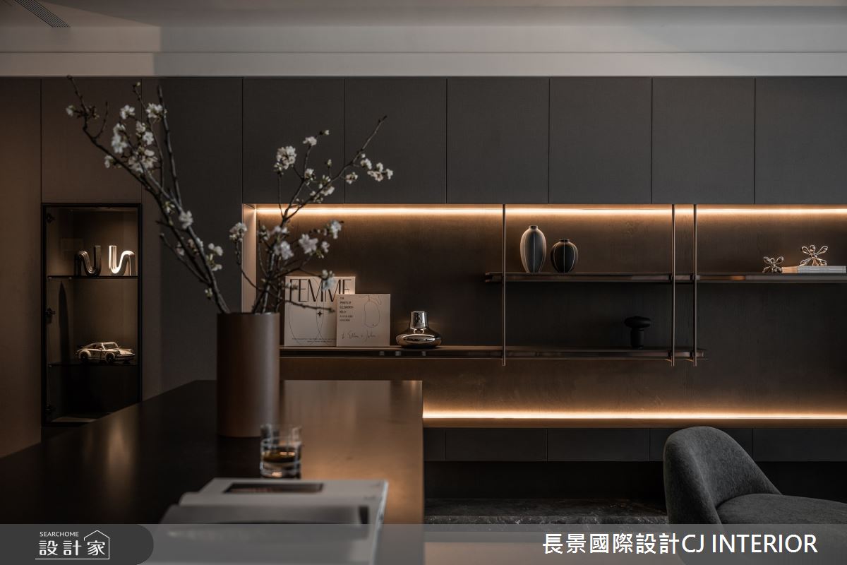 62坪新成屋(5年以下)＿現代風餐廳中島案例圖片＿長景設計＿長景_38國城定潮都會雅痞宅之22