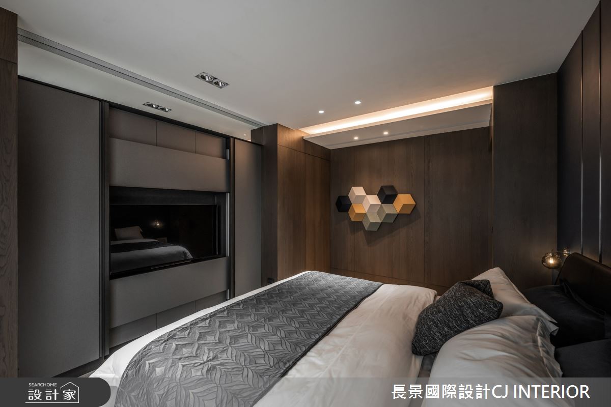 62坪新成屋(5年以下)＿現代風臥室案例圖片＿長景設計＿長景_38國城定潮都會雅痞宅之35
