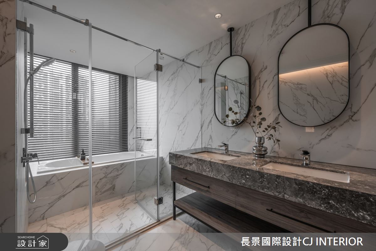 62坪新成屋(5年以下)＿現代風浴室案例圖片＿長景設計＿長景_38國城定潮都會雅痞宅之37