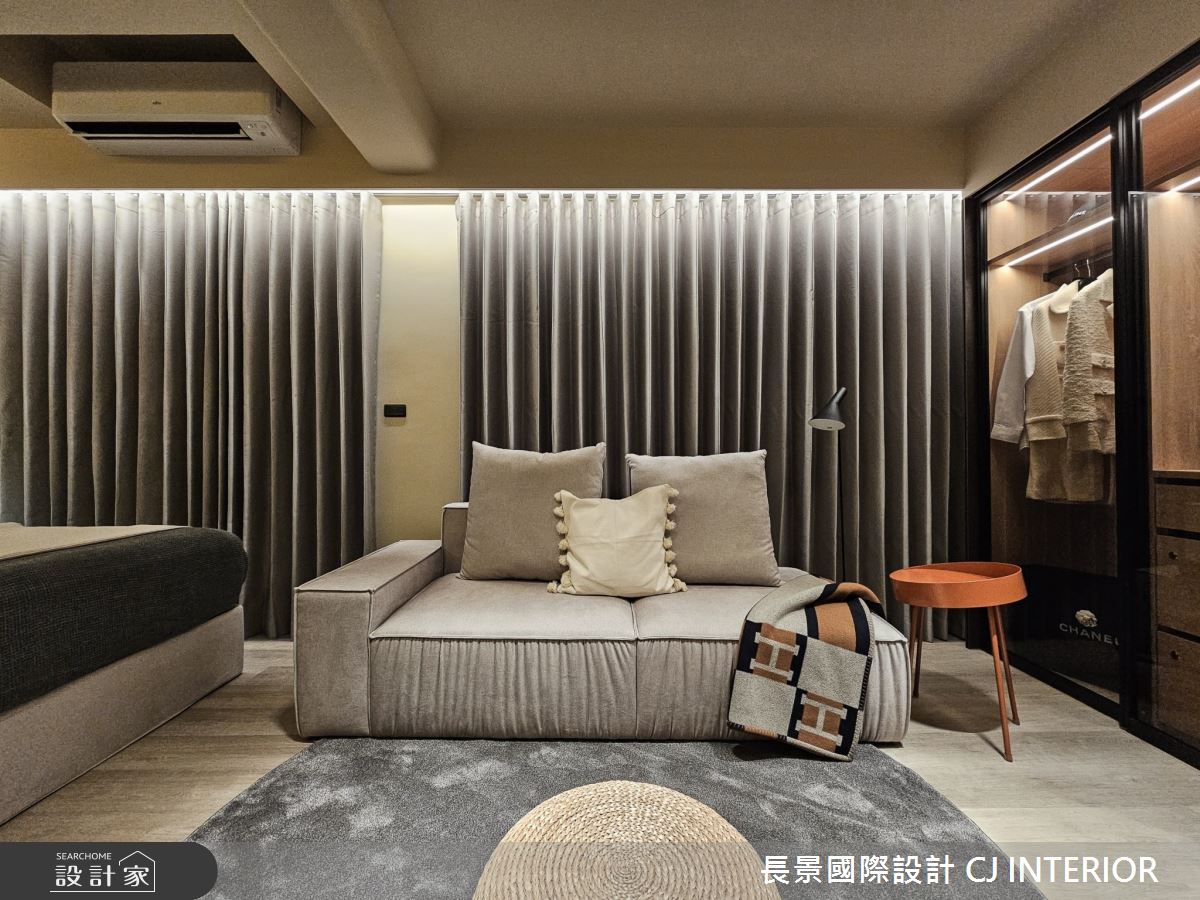 12坪新成屋(5年以下)＿侘寂風客廳案例圖片＿長景設計＿長景_39之9