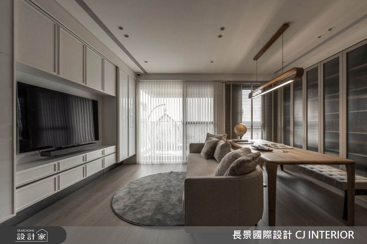 新成屋(5年以下)＿現代輕美式客廳書房案例圖片＿長景設計＿長景_41之19